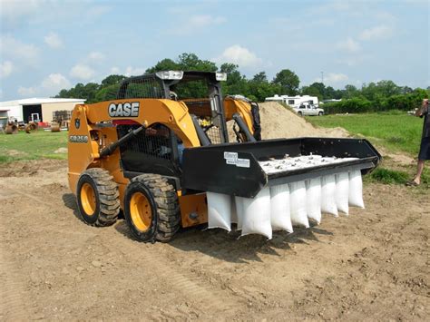 skid steer sandmaster|skid steer for sandbagging.